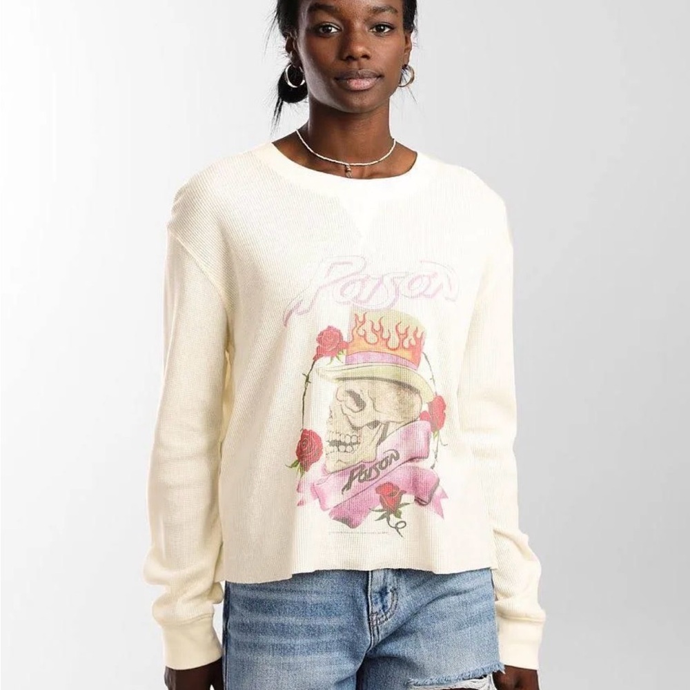 The Vinyl Icons Poison Graphic Long Sleeve Shirt